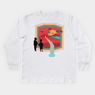 MIRAGE ( VINTAGE) Kids Long Sleeve T-Shirt